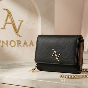 Home avnoraa saffiano royale trifold chain wallet